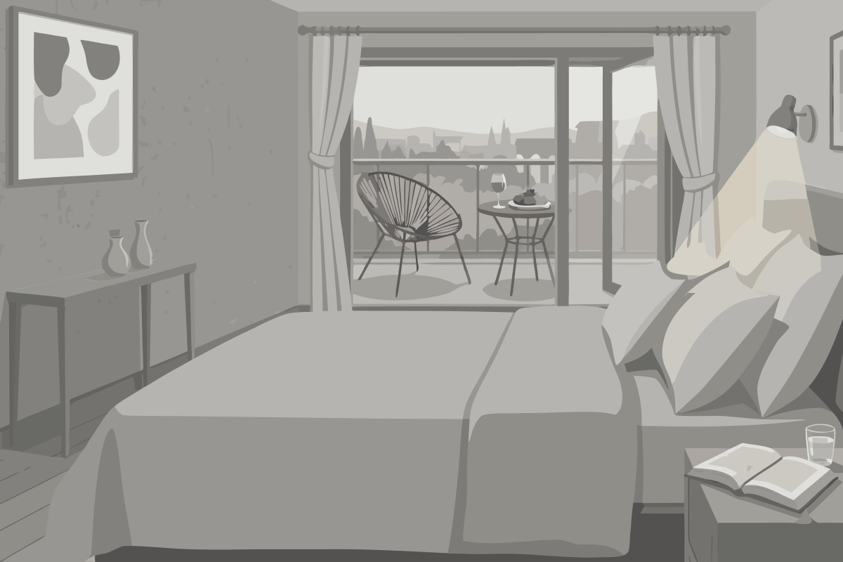 Chambre Quadruple Privative